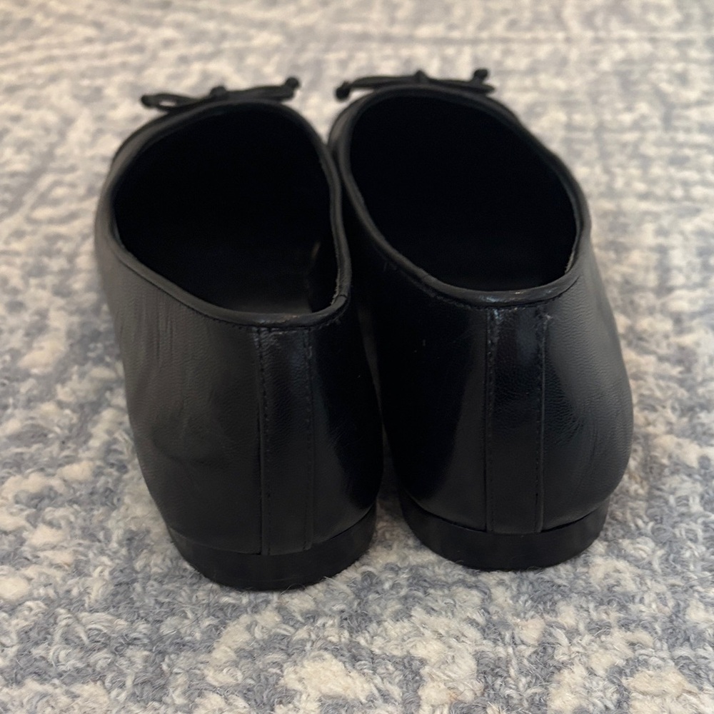 Tory Burch Black Patent Leather Flats - Picture 2 of 4